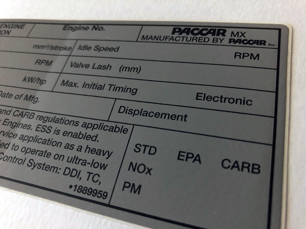 custom decals labels nameplates ampco manufacturers e7 pay chart