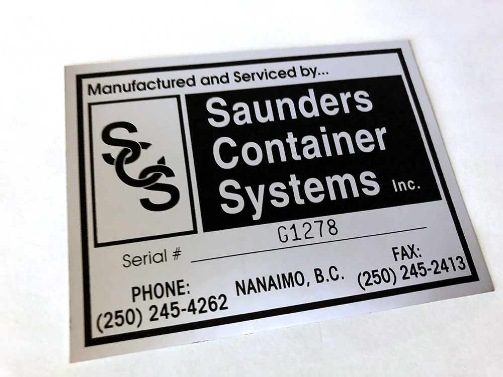 custom decals labels nameplates ampco manufacturers e7 pay chart